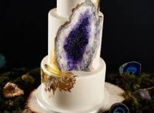 Geode cakes are the newest trend in wedding cakes. Usually made from candy, these desserts look like crystals are bursting from the cake. Thumbs up or thumbs down?